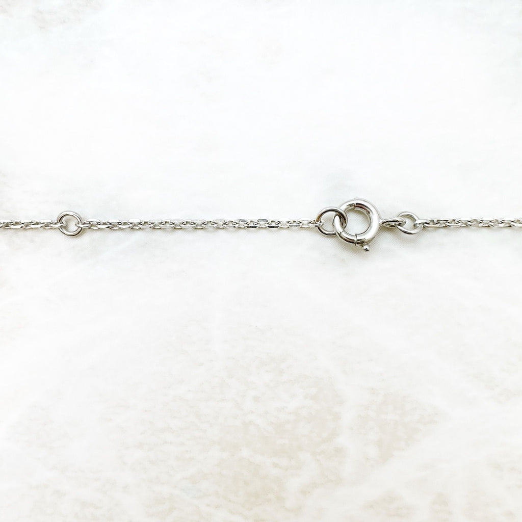 Chanel Camellia Onyx Diamond White Gold Necklace — view 7