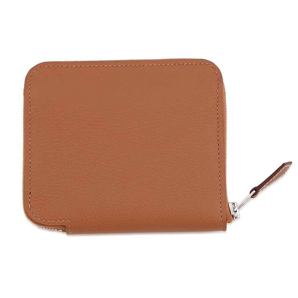 Hermes Coin Case Azap Compact Silk in Gold Silver — view 3