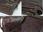 Louis Vuitton LV Cui Leather Shoulder Bag Brown Second — view 7