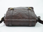 Louis Vuitton LV Cui Leather Shoulder Bag Brown Second — view 5