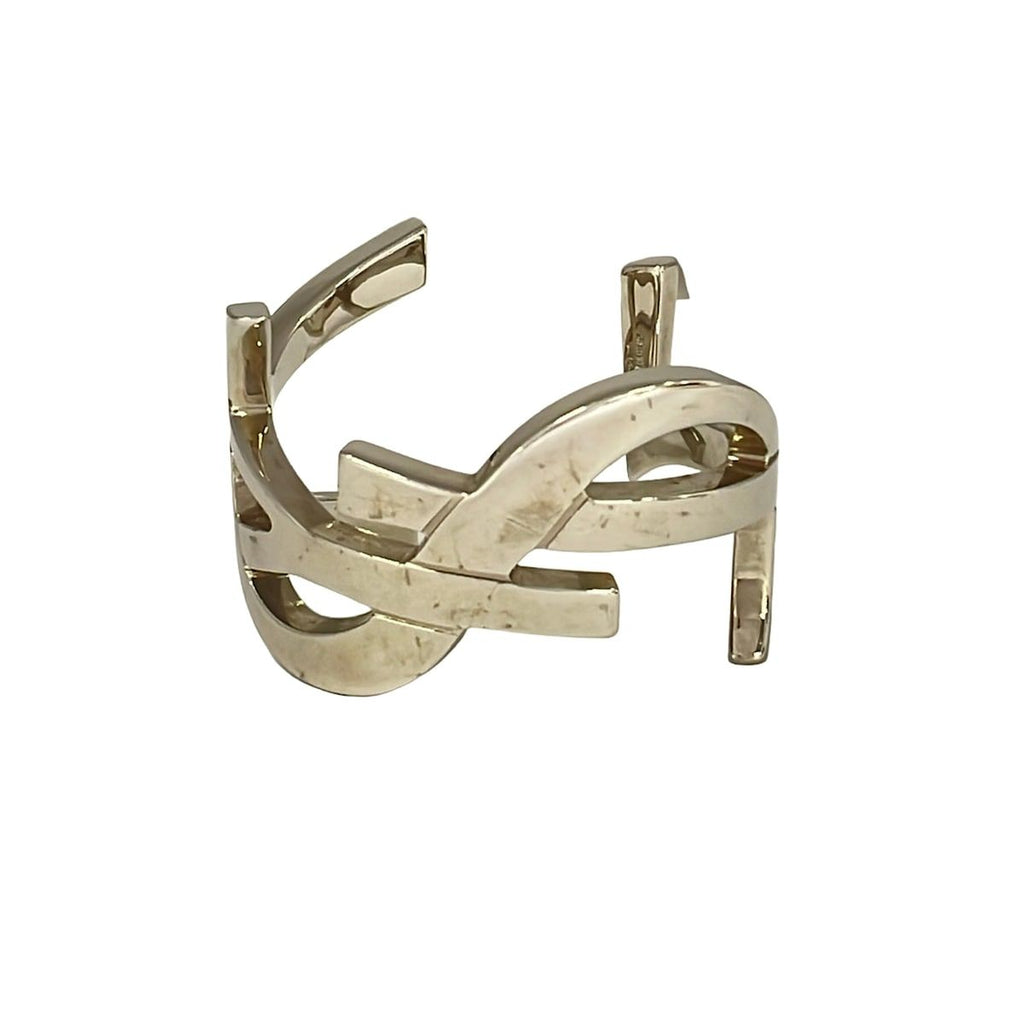Saint Laurent Paris Bangle Silver Bracelet