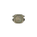 Hermes Ring Series Silver White Shell