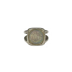 Hermes Ring Series Silver White Shell