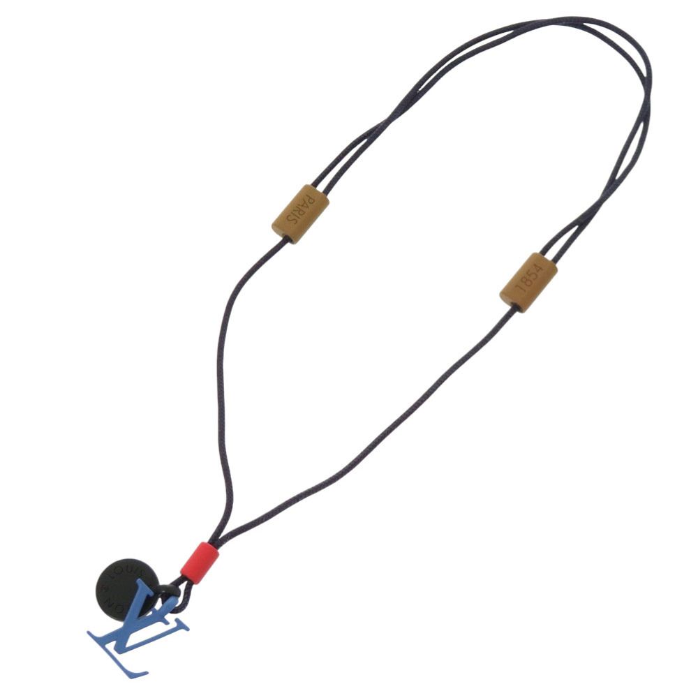 Louis Vuitton Collier Charles On The Go Blue Necklace — view 3