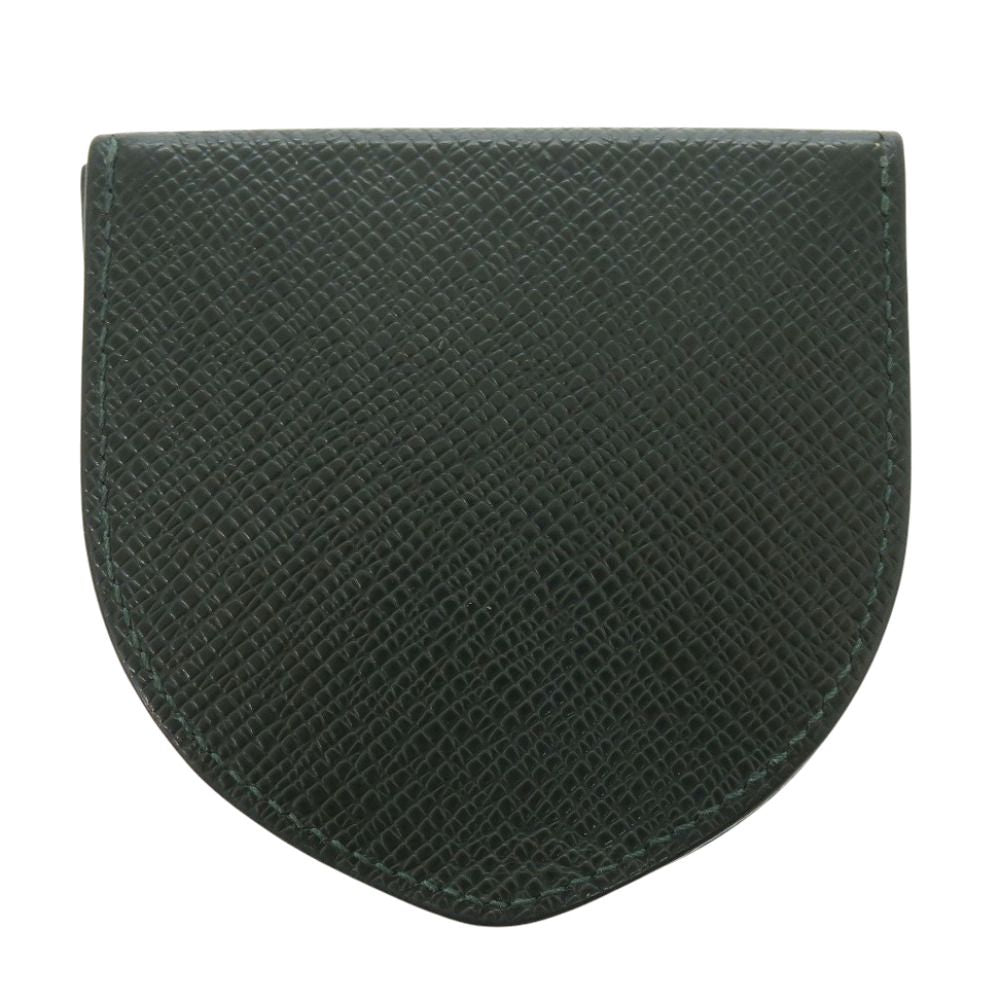 Louis Vuitton Porte-Monnaie Cuvette Taiga Esepia Coin Case Wallet Green — view 2