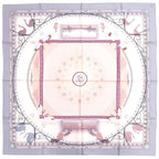 Hermes Carre 90 Era One Meeting Chaque Rencontre Est Unique Silk Gray Scarf