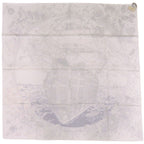 Hermes Carre 90 Flagship 16 Silk Blanc Black Scarf — view 2