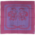Hermes Carre 90 Brides de Gala Brid Silk Purple Scarf