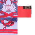 Hermes Carre 90 Brides de Gala Brid Silk Red Scarf — view 3