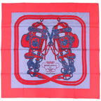 Hermes Carre 90 Brides de Gala Brid Silk Red Scarf