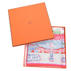 Hermes Carre 90 Super Silk Quest Red Scarf — view 2