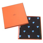 Hermes Carre 70 Tea Time Silk Black Scarf — view 2