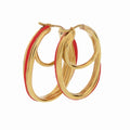Celine Hoop Earrings Metal Gold