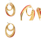 Celine Hoop Earrings Metal Gold — view 4