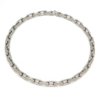 Louis Vuitton Necklace Chain Monogram Silver Color Metal Length 54.5 — view 2