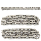 Louis Vuitton Necklace Chain Monogram Silver Color Metal Length 54.5 — view 3