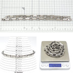 Louis Vuitton Necklace Chain Monogram Silver Color Metal Length 54.5 — view 7