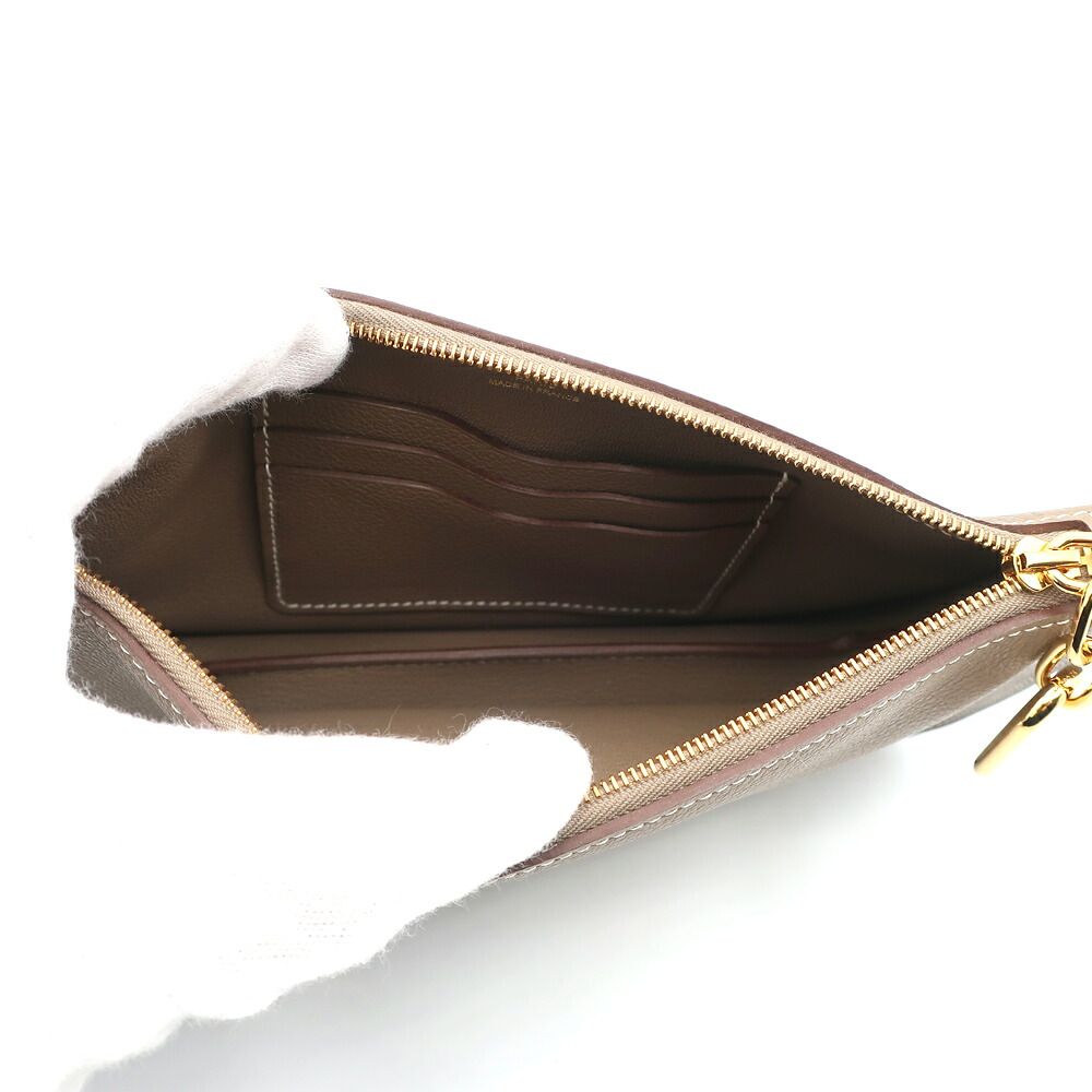 Hermes Heaven Pouch Zip and Go to Go Chene D'ancre Made Color Etoupe — view 5