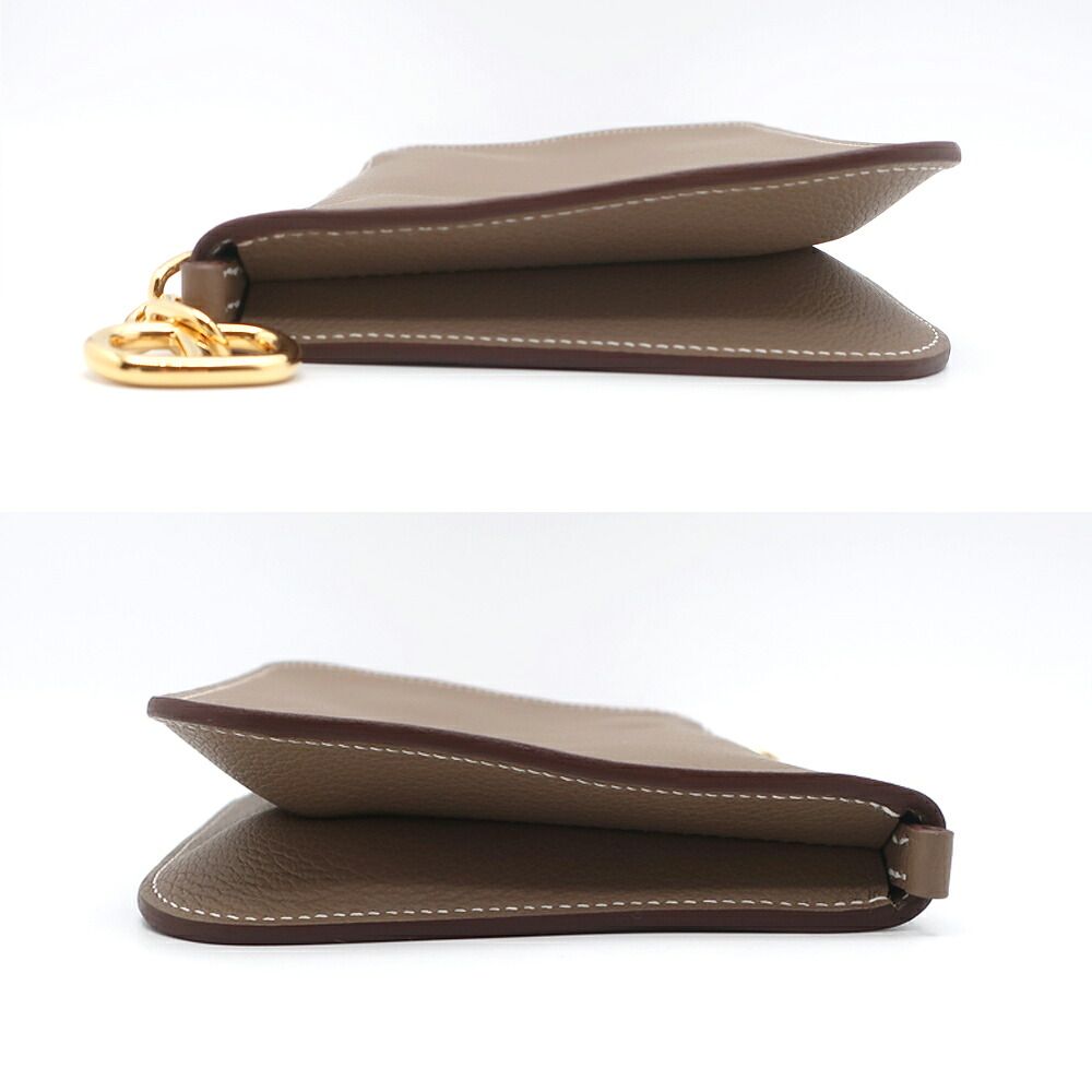 Hermes Heaven Pouch Zip and Go to Go Chene D'ancre Made Color Etoupe — view 4