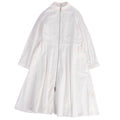 Hermes Dress Shirtdress White