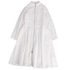 Hermes Dress Shirtdress White