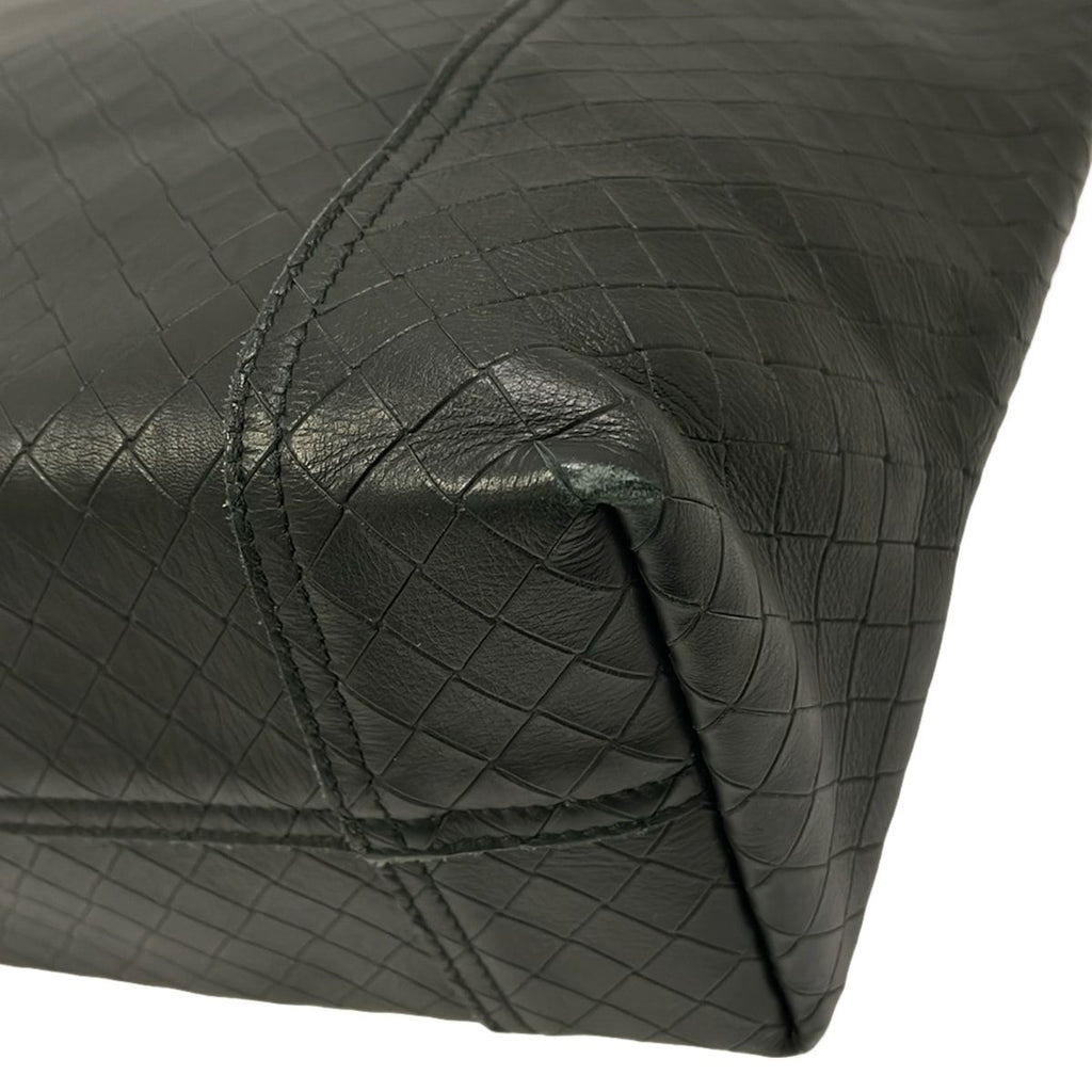 Bottega Veneta Tote Intrecci Omirage Black Leather — view 6