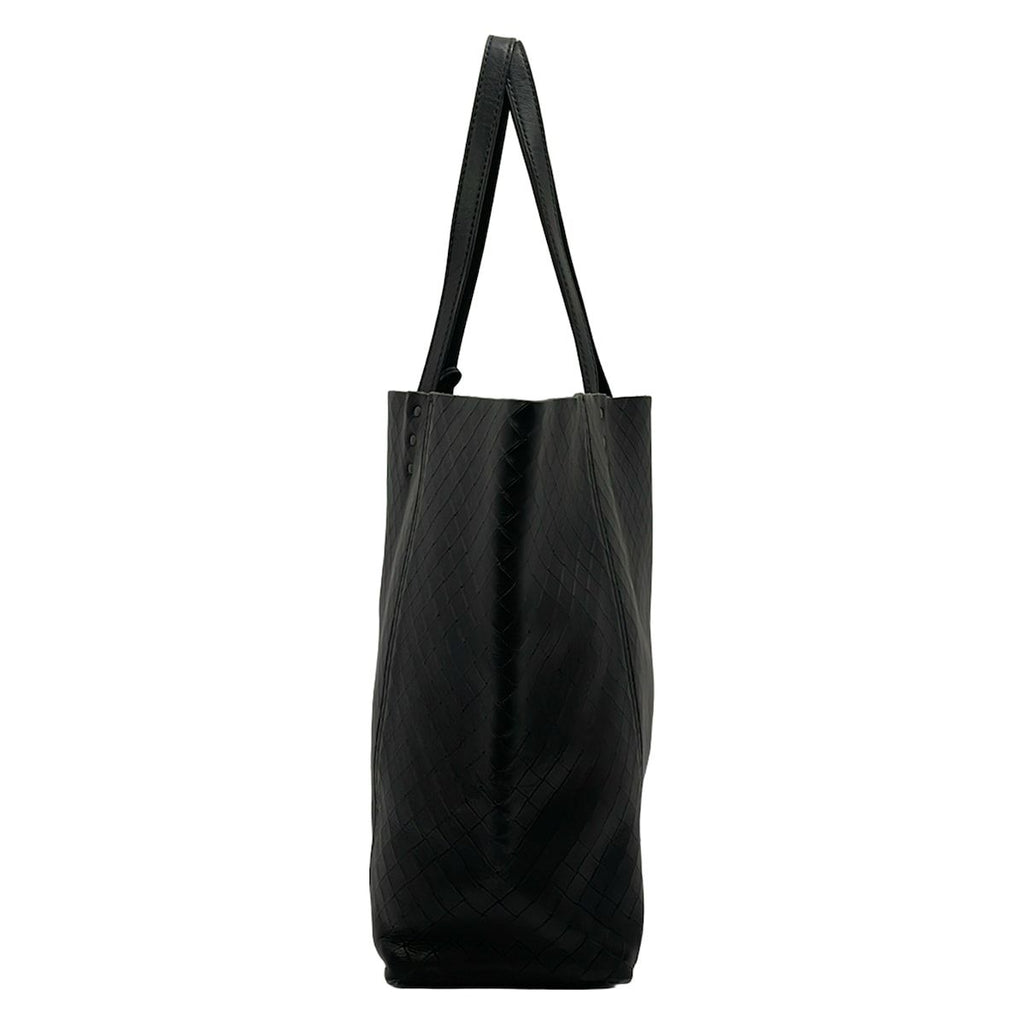 Bottega Veneta Tote Intrecci Omirage Black Leather — view 4