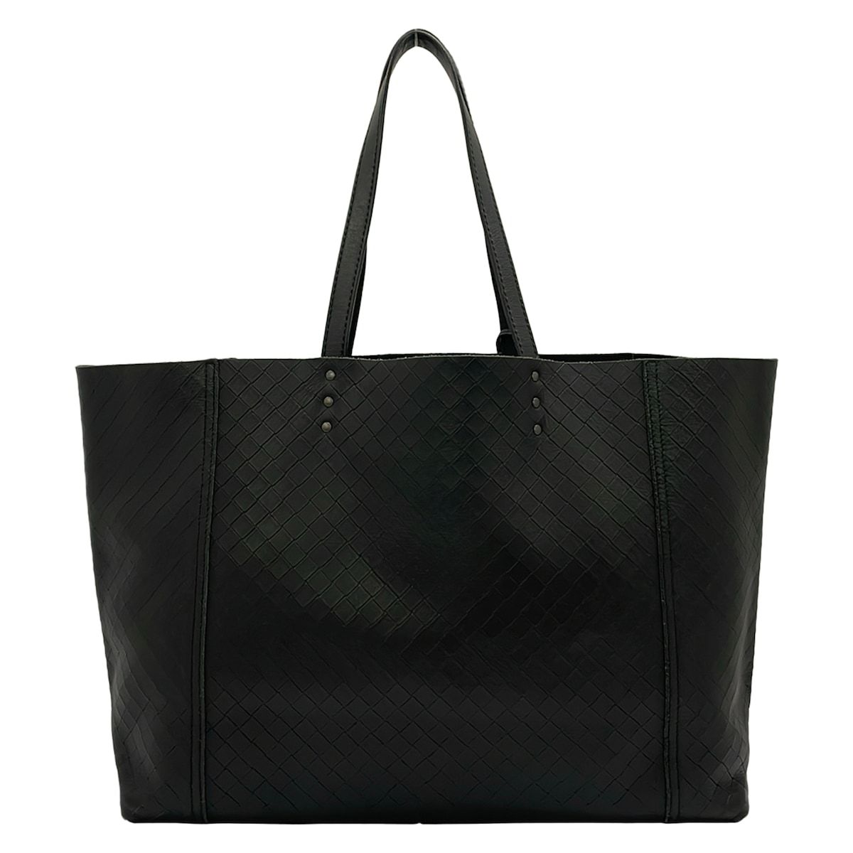 Bottega Veneta Tote Intrecci Omirage Black Leather — view 3