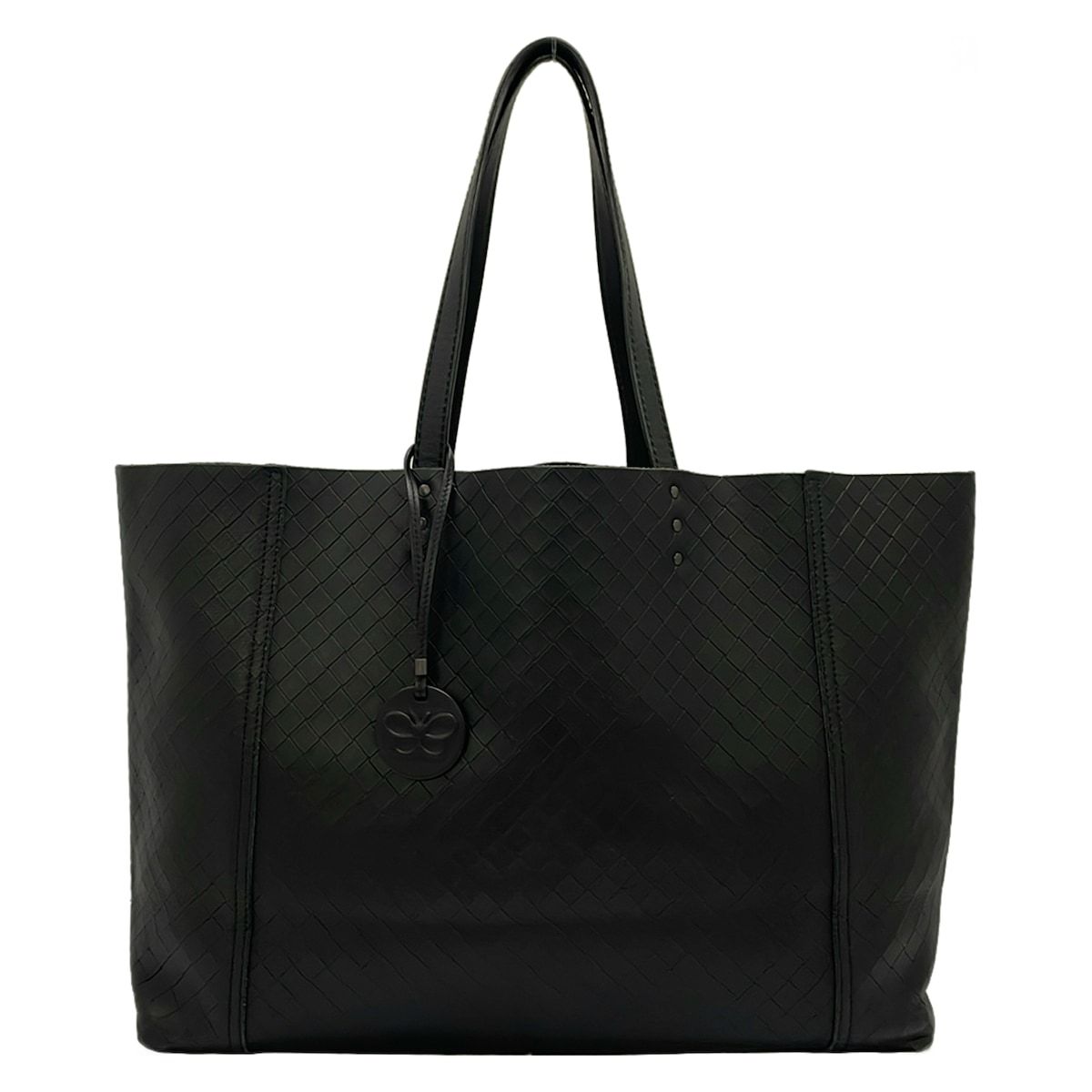 Bottega Veneta Tote Intrecci Omirage Black Leather