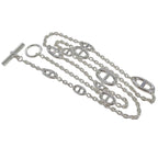 Hermes Necklace Chaine D'ancre Farandole 80 Silver Long Polished — view 4