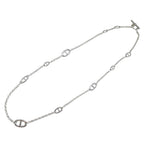 Hermes Necklace Chaine D'ancre Farandole 80 Silver Long Polished — view 2