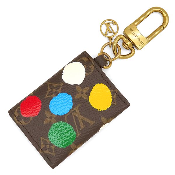 Louis Vuitton Key Holder LV YK Kirigami Painted Dot Monogram Canvas Metal — view 2