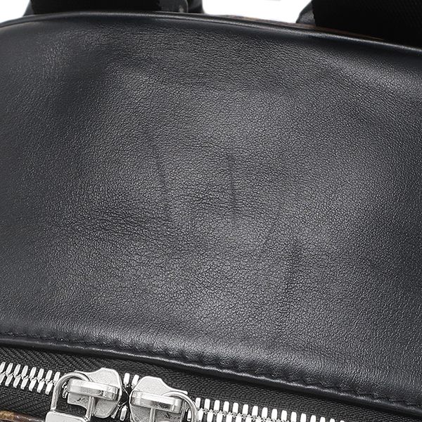 Louis Vuitton Backpack Josh NV Monogram Macassar Silver Brown — view 7