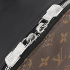 Louis Vuitton Backpack Josh NV Monogram Macassar Silver Brown — view 8