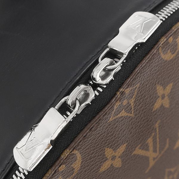 Louis Vuitton Backpack Josh NV Monogram Macassar Silver Brown — view 8