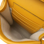 Gucci Shoulder Bag GG Embossed Mini Bag Leather Yellow Silver — view 7