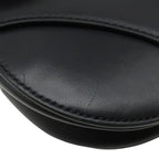Dior 2-Way Saddle Bag Mini Leather Black Gold — view 4