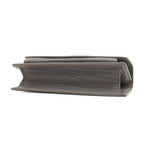 Saint Laurent Chain Wallet Sunset Leather Gray Silver Croco Shoulder — view 3