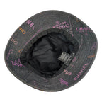 Chanel Logo Denim Bucket Hat Gray — view 4