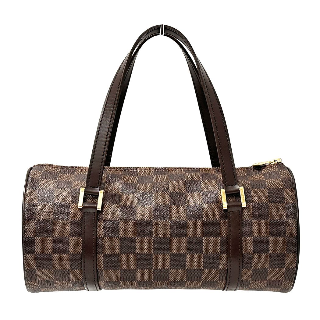 Louis Vuitton Bag Damier Handbag Papillon PM Brown Vintage — view 2