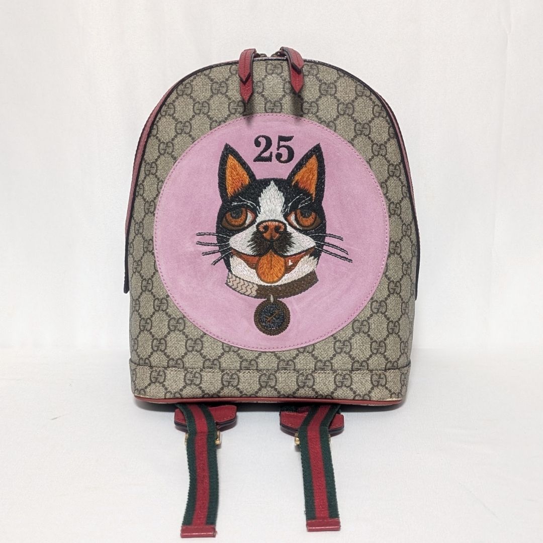 Gucci GG Canvas Sherry Line Red Bosco