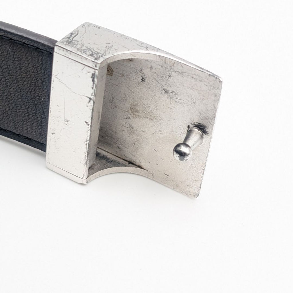 Louis Vuitton Ceinture Carre Damier Belt Logo Silver — view 4