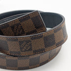 Louis Vuitton Ceinture Carre Damier Belt Logo Silver — view 5