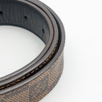 Louis Vuitton Ceinture Carre Damier Belt Logo Silver — view 2
