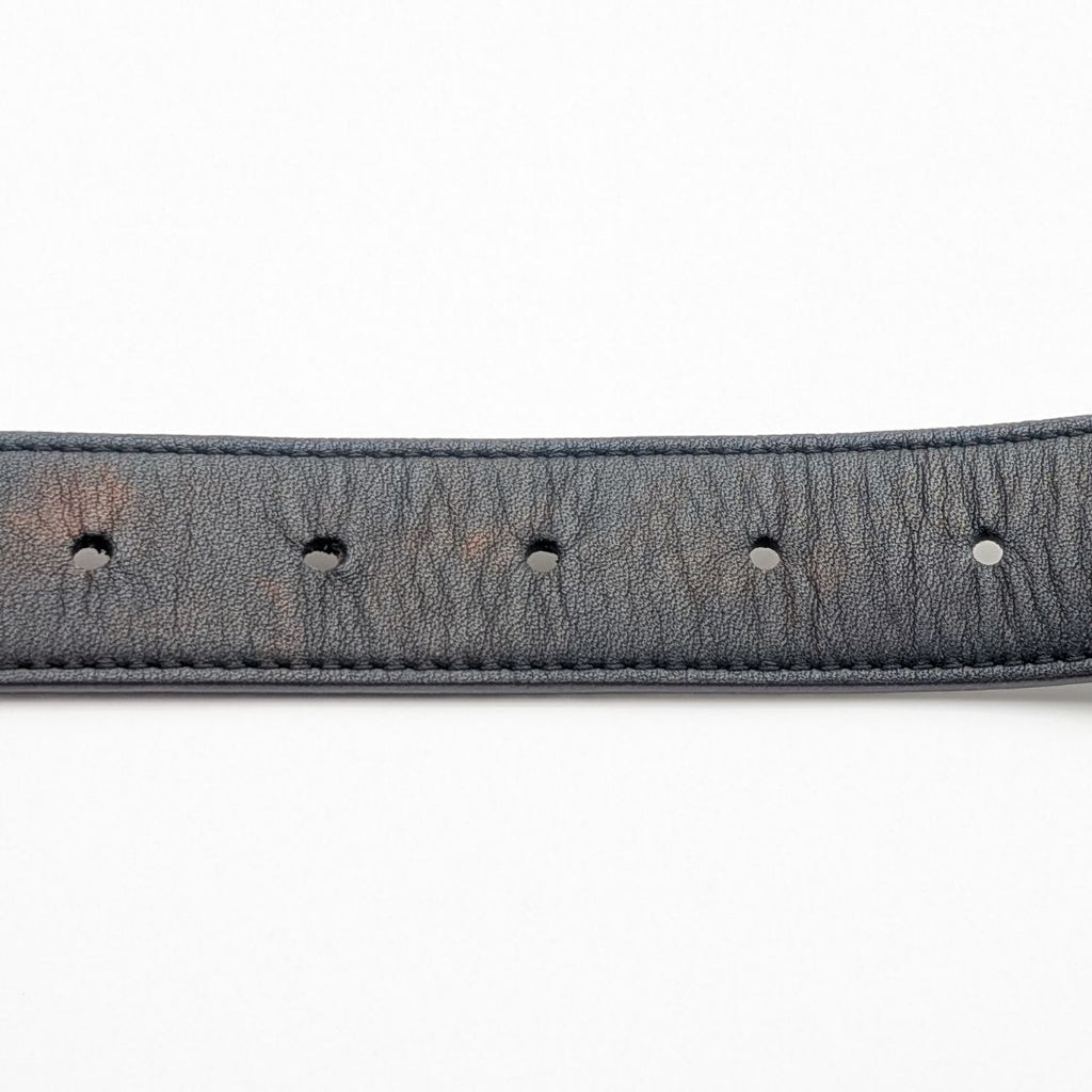 Louis Vuitton Ceinture Carre Damier Belt Logo Silver — view 7