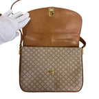 Celine Triomphe Vintage Total Pattern Logo Pochette Wallet Macadam Shoulder — view 5