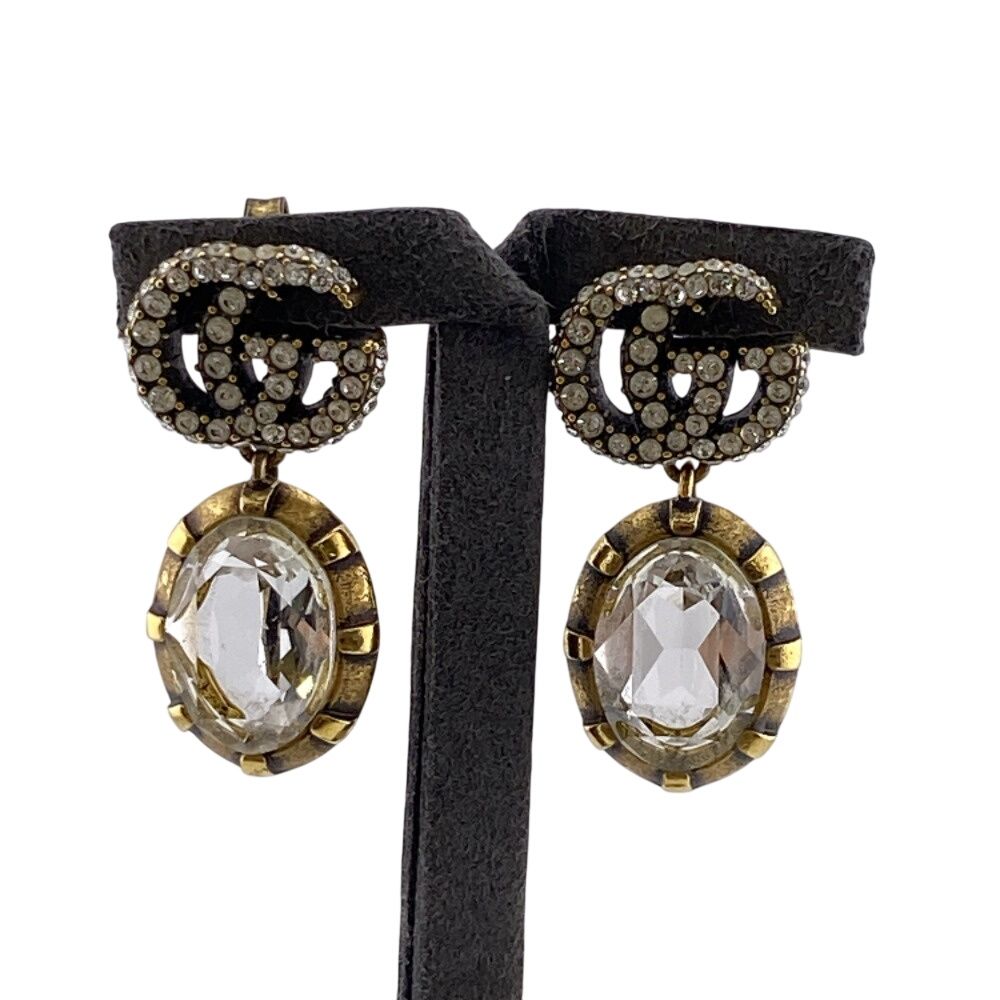 Gucci Double Iconic Classic GG Marmont Earrings for