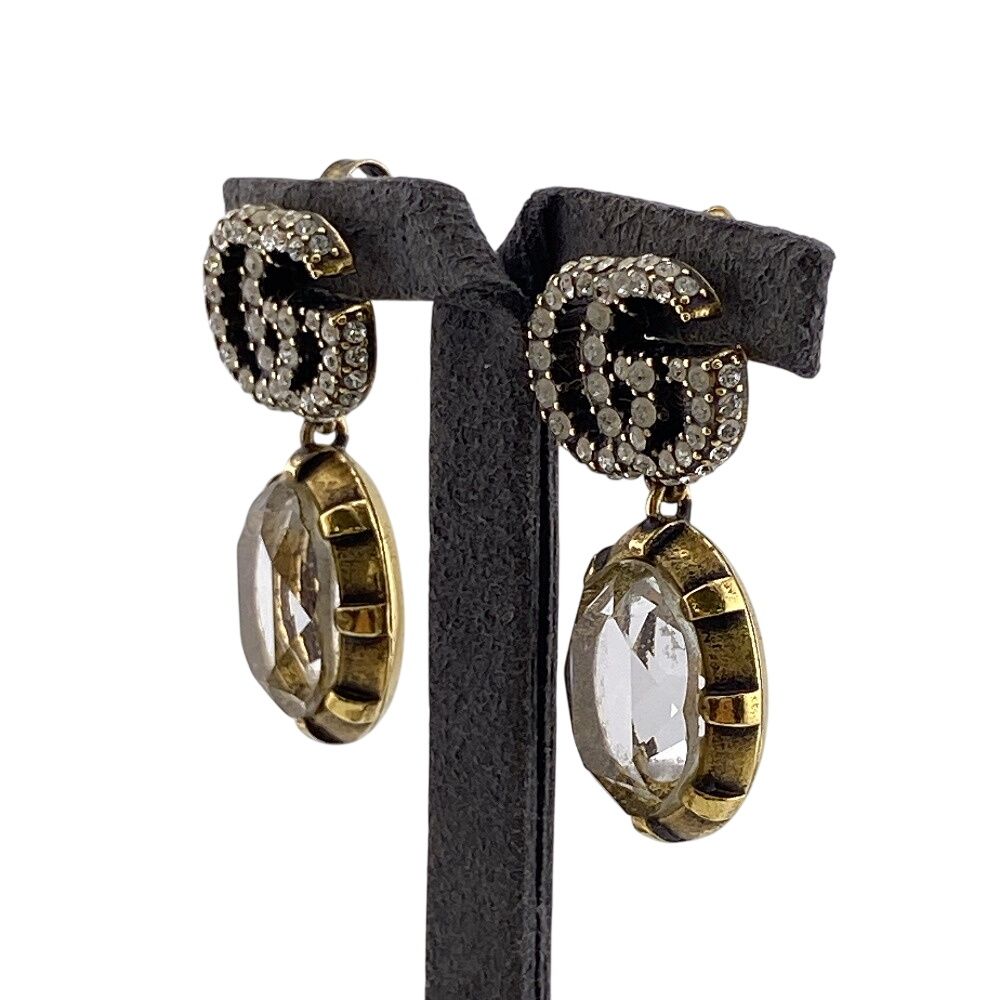 Gucci Double Iconic Classic GG Marmont Earrings for — view 3