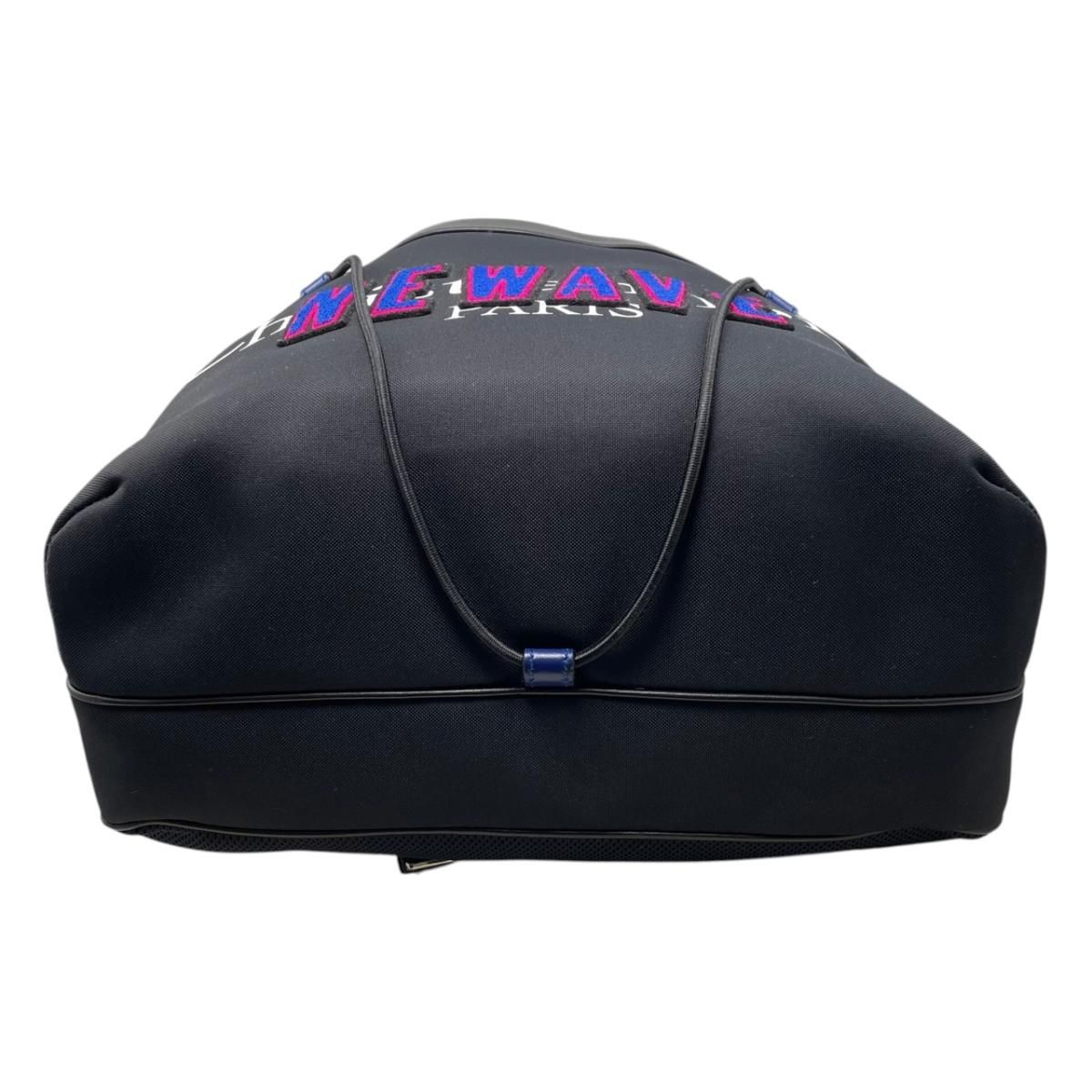 Dior Backpack Newave Embroidery Logo Black Blue New Wave — view 5