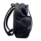 Dior Backpack Newave Embroidery Logo Black Blue New Wave — view 4